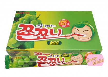 롯데 쬰쬬니 청포도맛 25개입