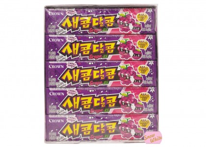 크라운 새콤달콤 포도맛 15개입
