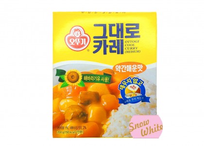 오뚜기 그대로카레 약간매운맛 200g