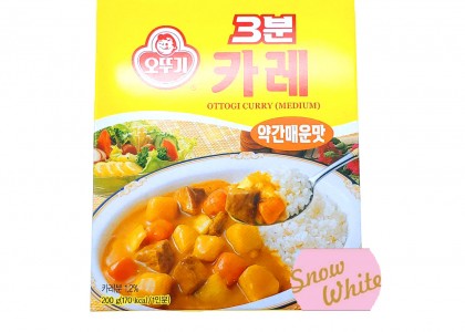 오뚜기 3분 카레 약간매운맛 200g