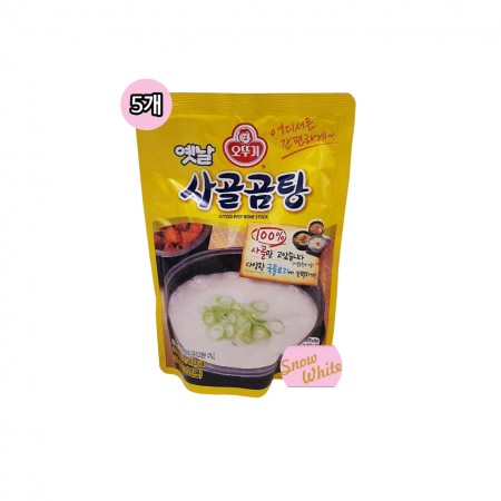 오뚜기 파우치 옛날 사골곰탕 500g 5개 세트