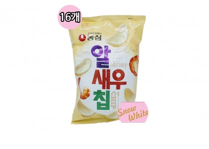 농심 알새우칩 대봉 130g(16개입)