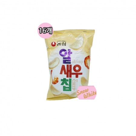 농심 알새우칩 대봉 130g(16개입)