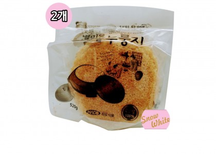 하도식품 별미 가마솥 누룽지 520g 2개입
