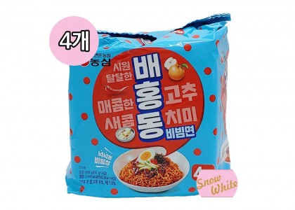 농심 배홍동비빔면 멀티x4개세트(총16봉입)