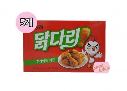 농심 닭다리 후라이드치킨맛 66g(5개입)