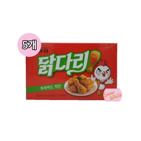 농심 닭다리 후라이드치킨맛 66g(5개입)