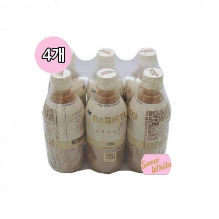 바리스타룰스 그란데 라떼 475ml 6팩x4개 세트