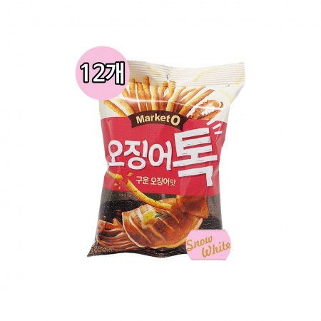 오리온 오징어톡 구운오징어맛 80g 12개입