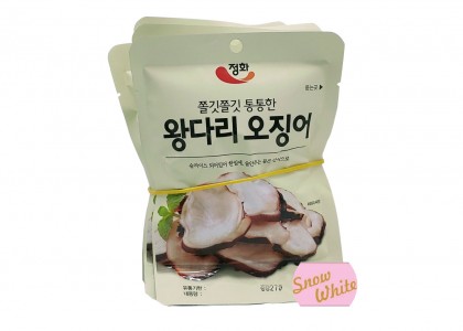 정화 쫄깃쫄깃 통통한 왕다리 오징어 27g(5개묶음)