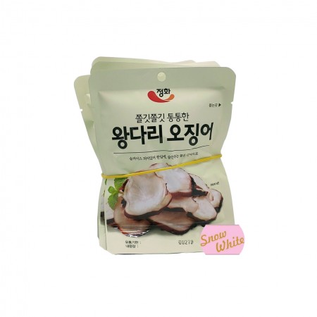 정화 쫄깃쫄깃 통통한 왕다리 오징어 27g(5개묶음)