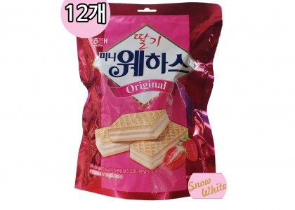 해태 미니웨하스딸기 150g(12개입)