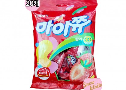 크라운 마이쮸봉지 딸기맛 92g(20개입)