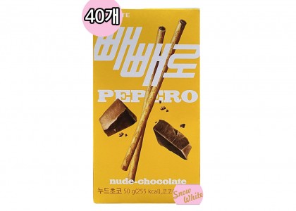 롯데 빼빼로 누드초코 50g(40개입)