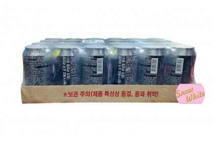 롯데칠성 펩시제로슈거 라임향 콜라 캔 355ml(24개입)