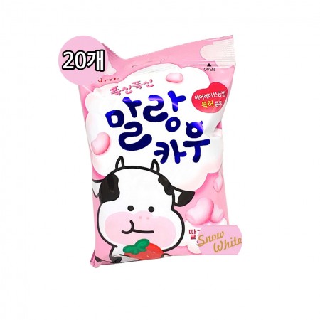 롯데 말랑카우 딸기우유 79g(20개입)