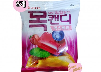 롯데 목캔디 믹스베리 217g(대봉)(6개입)