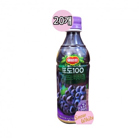 델몬트 포도100 주스 400ml(20개입)