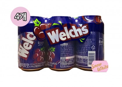 농심 웰치스 포도맛 캔 355ml(24개입)