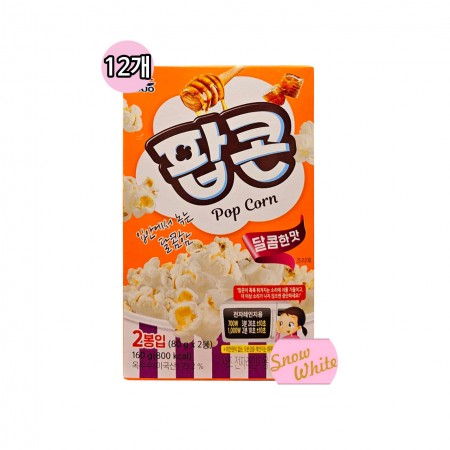 사조 전자레인지용 팝콘달콤한맛 160g(12개입)