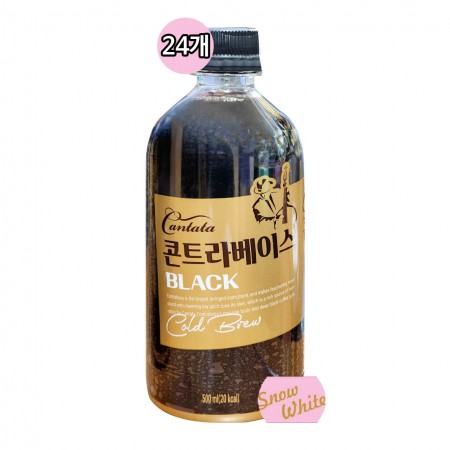 롯데칠성 콘트라베이스 블랙 500ml(24개입)