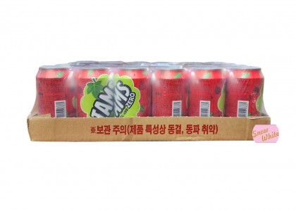 롯데칠성 탐스제로 청포도석류향 캔 355ml(24개입)