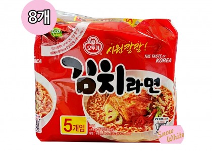 오뚜기 김치라면 멀티(5개입)x8개 세트(총40봉입)