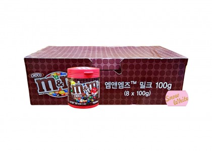 엠앤엠즈통 밀크 100g(8개입)