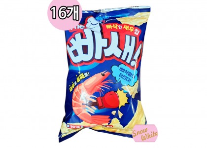 해태 빠새(빠삭한새우칩) 55g(16개입)