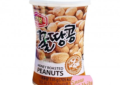 머거본 꿀땅콩 캔 135g