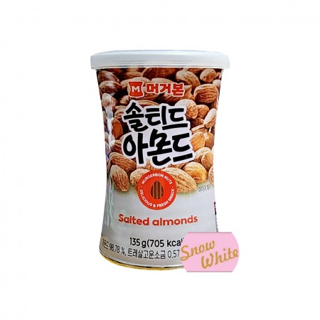 머거본 솔티드아몬드 캔 135g