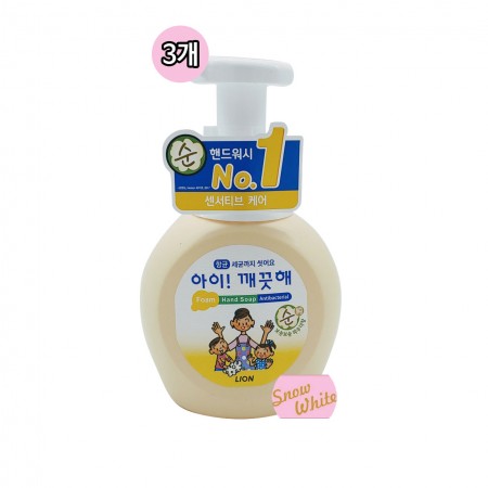 아이깨끗해 향균폼핸드솝 순 250ml(3개입)