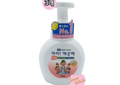 아이깨끗해 향균폼핸드솝 레몬향 250ml(3개입)