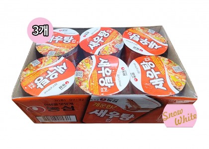 농심 새우탕 소컵(6입x3개세트)