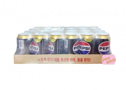 롯데칠성 펩시제로슈거 라임향 제로 카페인 캔 355ml(24개입)