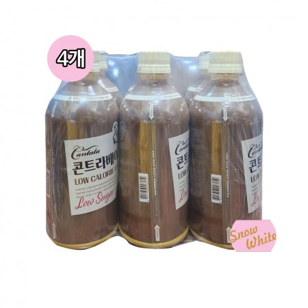 롯데칠성 콘트라베이스 저칼로리 라떼 500ml(24개입)