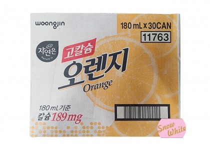 웅진 자연은 고칼슘 오렌지 캔 180ml(30개입)