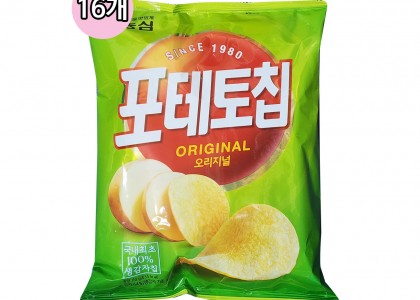 농심 포테토칩 오리지널 대봉 110g(16개입)